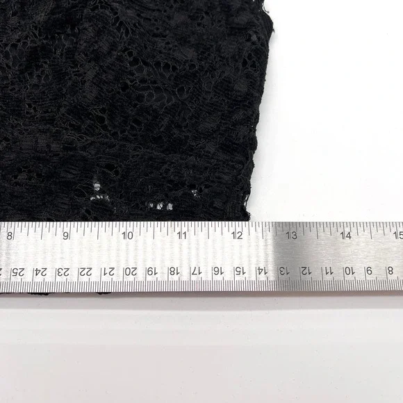 FREE PEOPLE ONE Celine Lace Bralette Womens Small Black Strappy Flocked Velvet - Picture 12 of 15